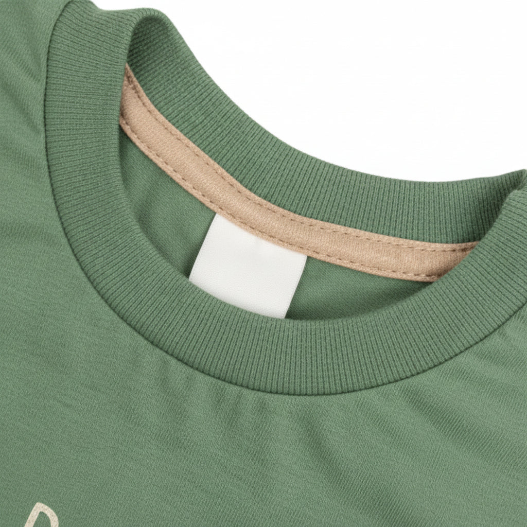 Conjunto Infantil Masculino Have Fun Adventure Camiseta e Bermuda Moletom Jet