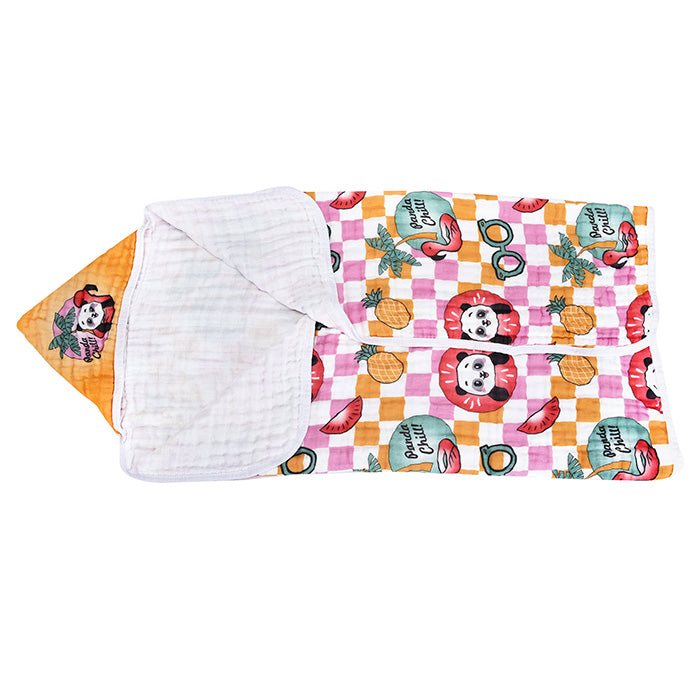 Toalhão Soft Mini Herdeiros com Capuz 100x85cm