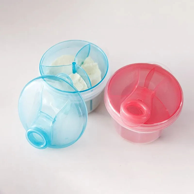 Pote Para Leite Em Pó Buba com Divisória Removível 300ml Livre de BPA
