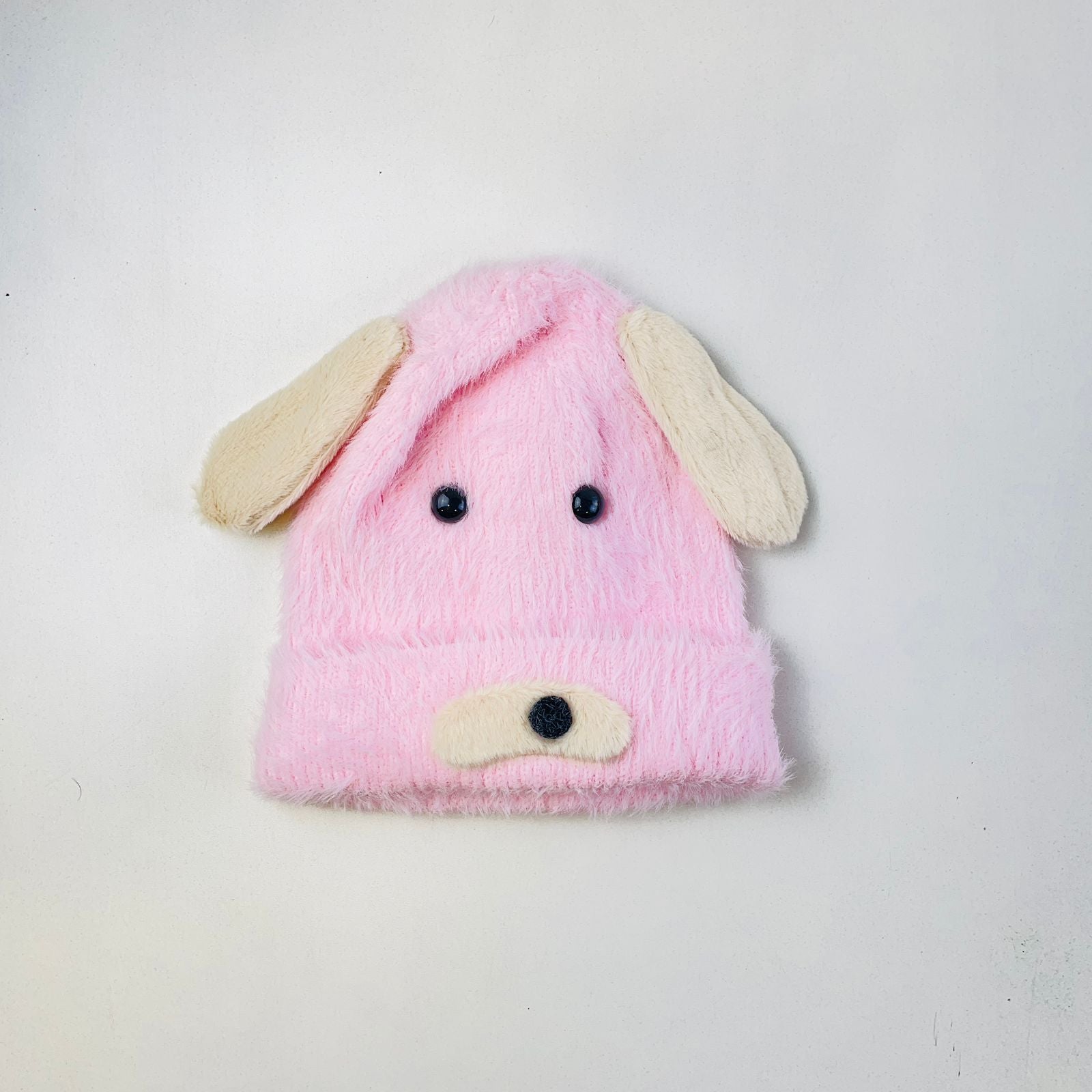 Touca Infantil Tigre Modas Cachorrinho em Microfleece/Plush Tamanho Único