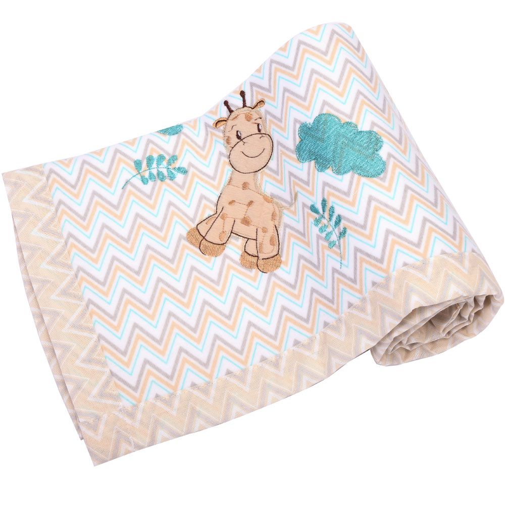 Cobertor Dengo Bordado Com Bainha Em Rolo