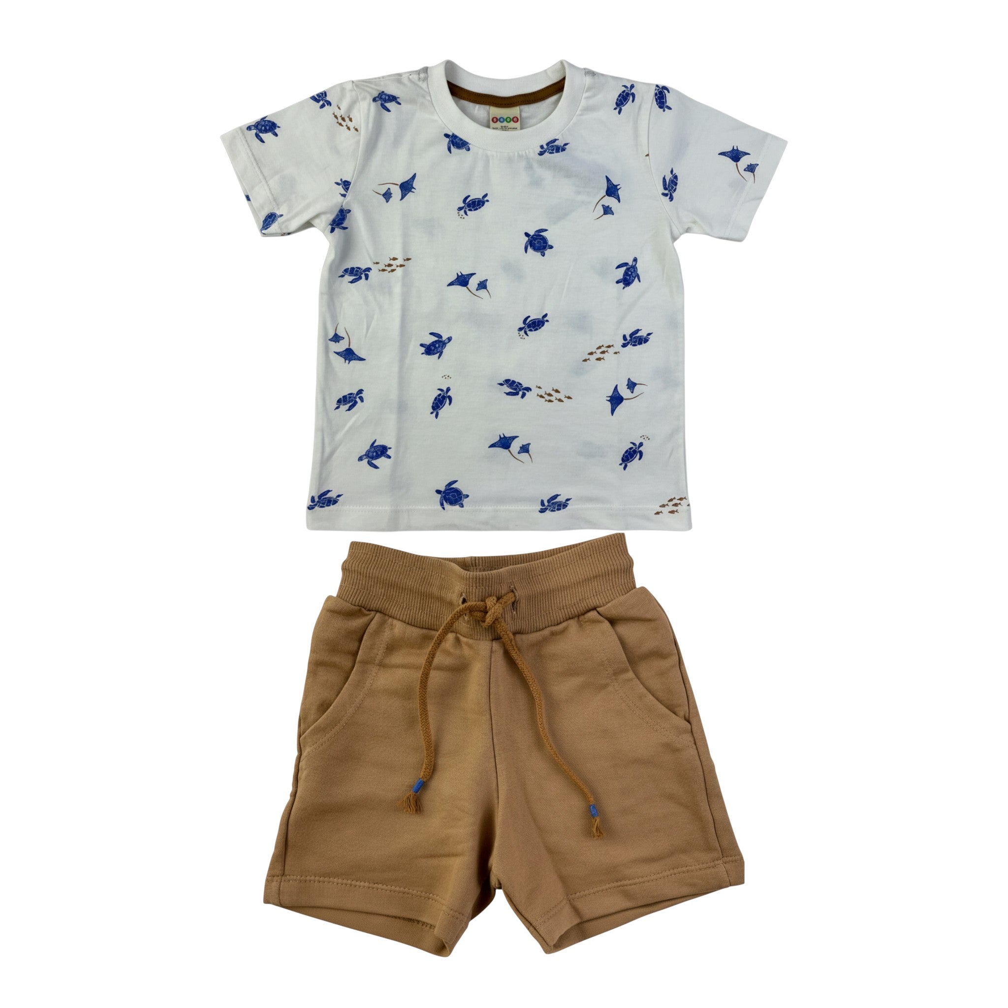 Conjunto Masculino Infantil Have Fun Tartarugas e Arraias