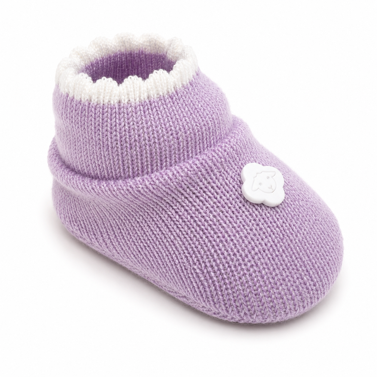 Kit Bebê Tricot Touca Luva e Sapato 3 Peças