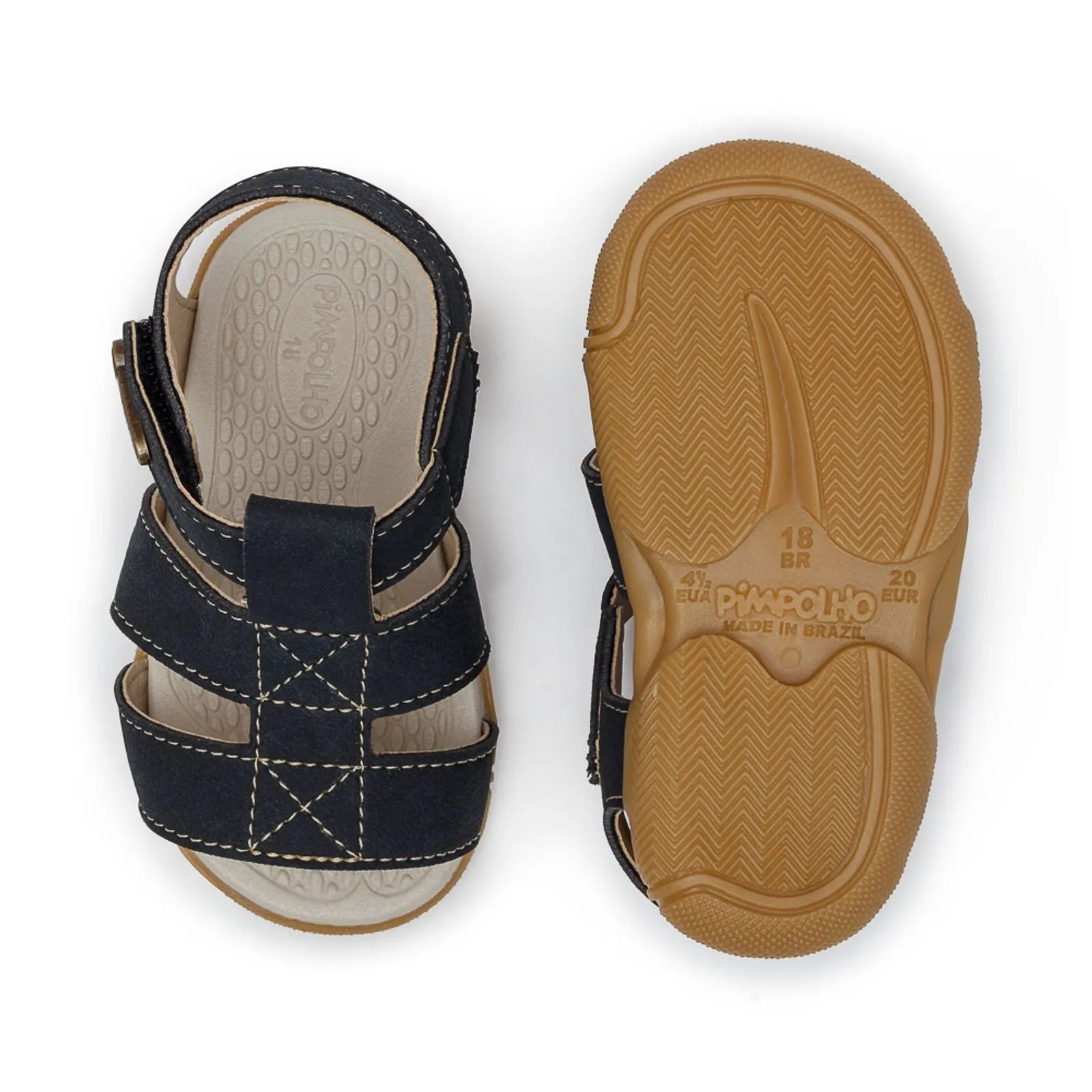 Sandalia Masculina Pimpolho Infantil Classica Tiras