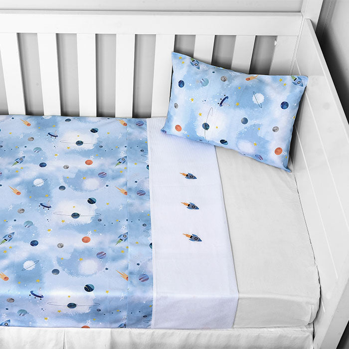 Jogo de Berço Americano Muito Mimo Bordado Enxoval 3 Peças