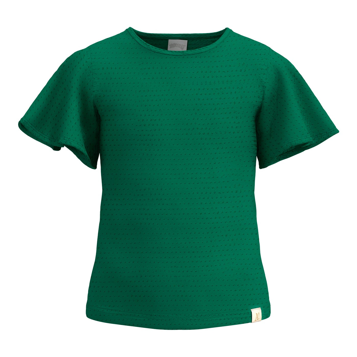 Blusa Infantil Feminina Alakazoo Texturizada Manga Babado Casual