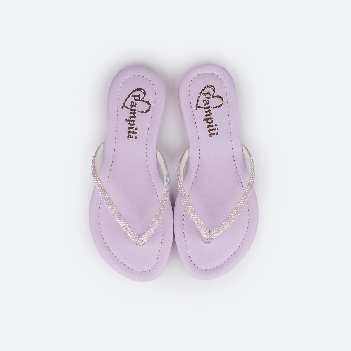 Sandália Rasteira Infantil Pampili Iris Strass – Conforto e Estilo para o Verão