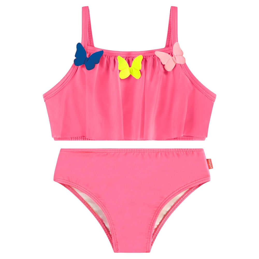 Conjunto Biquíni Kamylus Tchibum Borboletas UV50+ Dry Fit