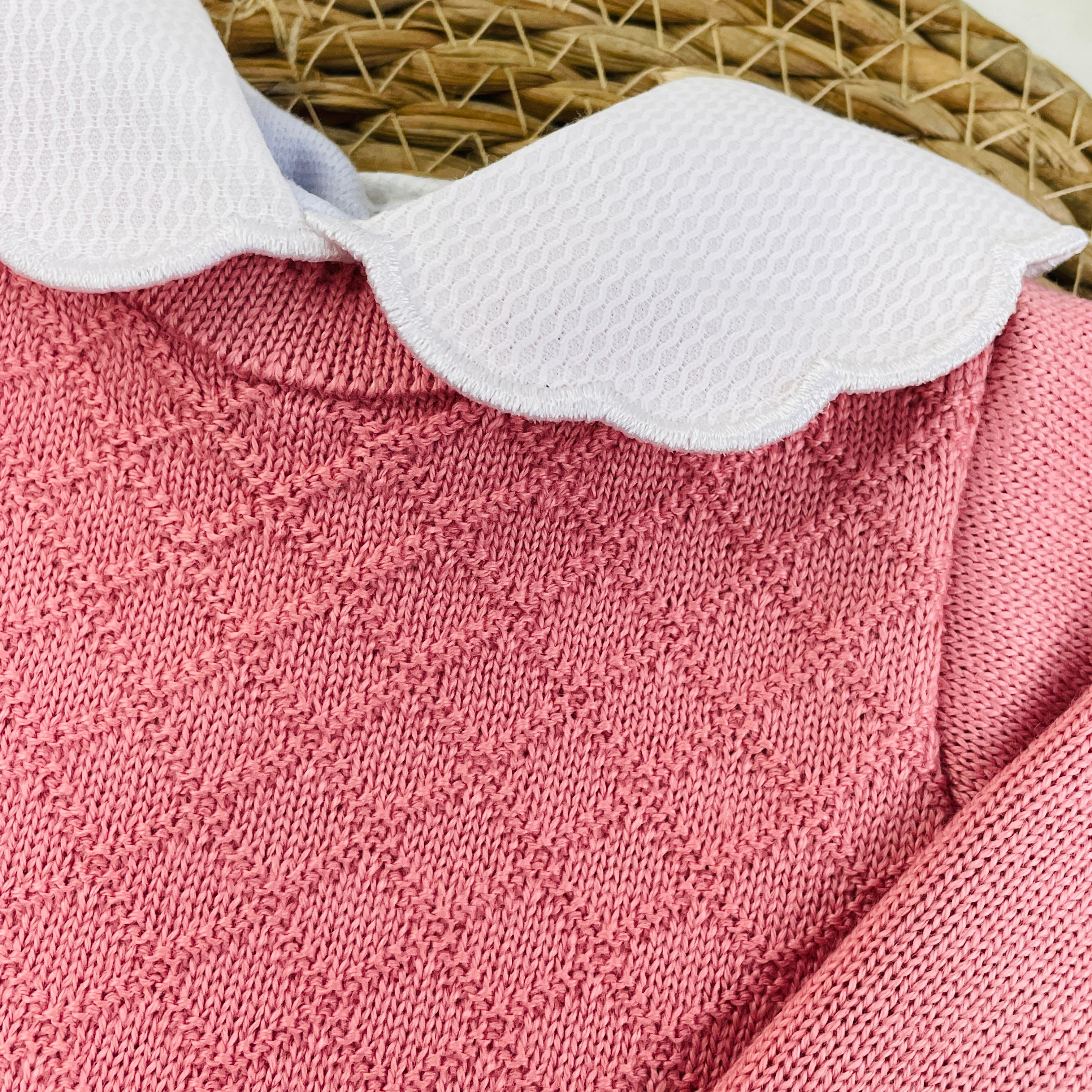 Kit Vestidinho Sanches Baby Em Tricot 4 Peças