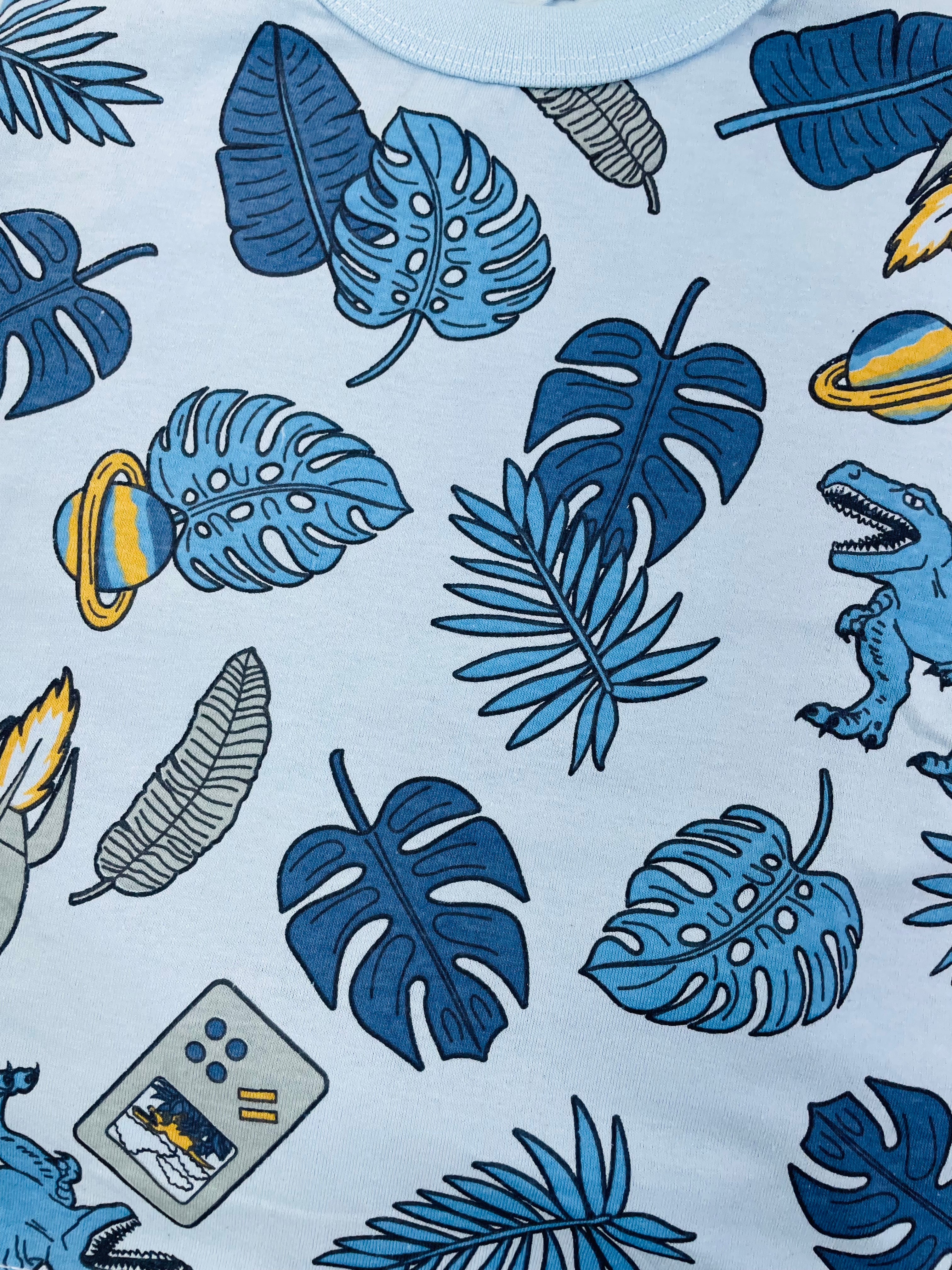 Pijama Manga Longa Mafessoni Folhas