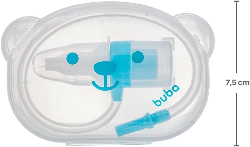 Aspirador Nasal de Sucção Buba Ursinho com Estojo de Viagem 0m+