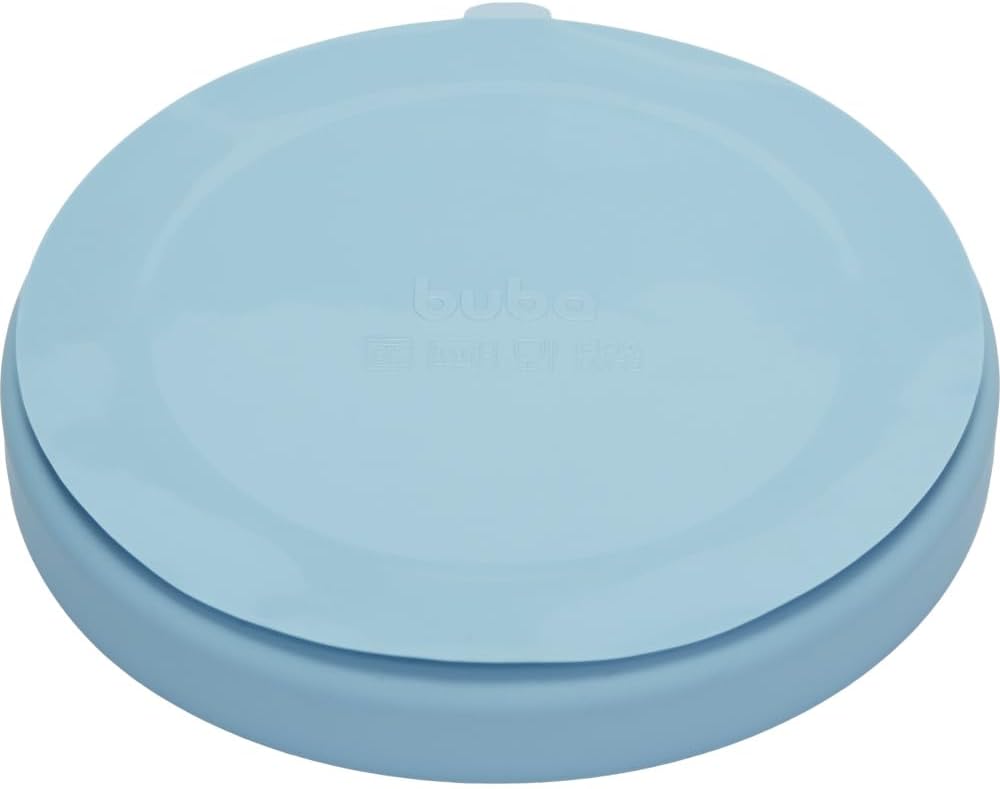 Prato Infantil Silicone com Ventosa Buba Antiderrapante
