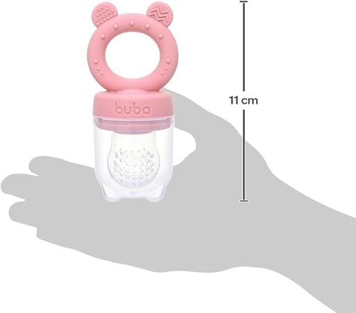 Porta Frutinhas Buba Ursinho Em Silicone +6 Meses