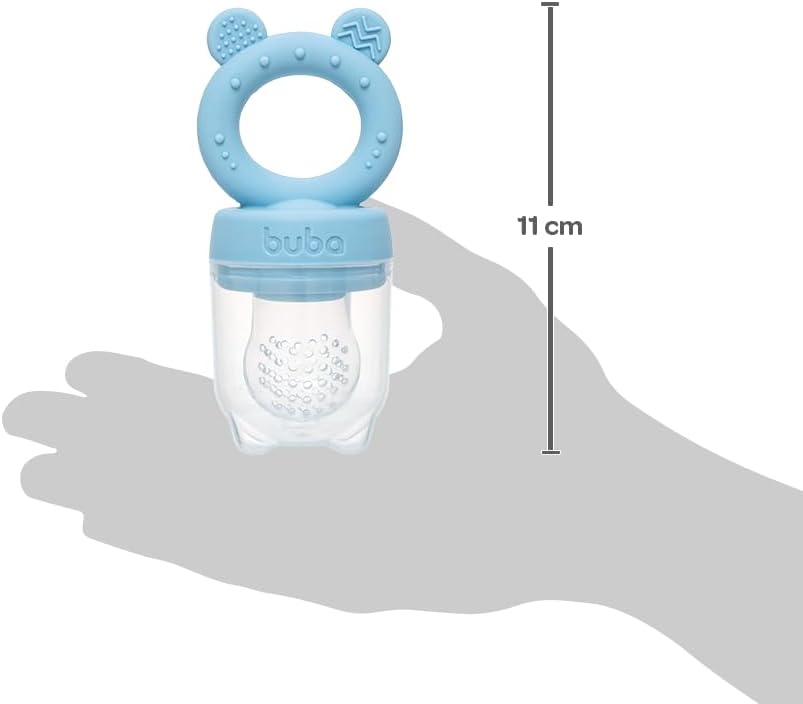 Porta Frutinhas Buba Ursinho Em Silicone +6 Meses