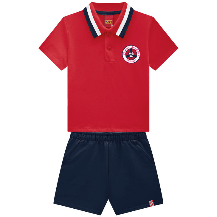 Conjunto Masculino Kyly Academy Airplane