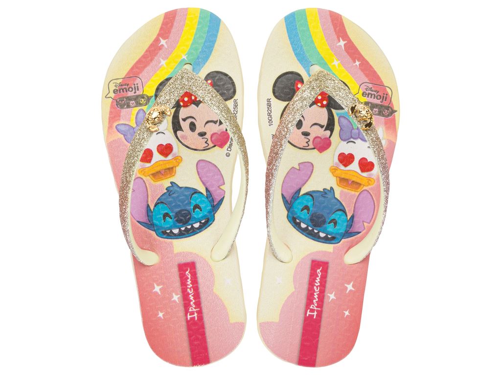 Chinelo Infantil Ipanema Glam Disney Antiderrapante Grendene