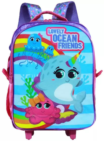 Kit Mochila Winth Kids Stylus Narval 3 Peças