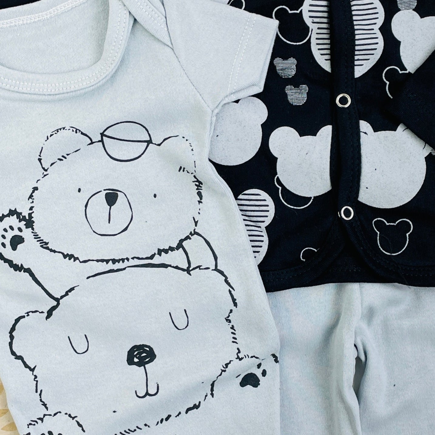 Conjunto Bichinhos Ursinhos 3 Peças