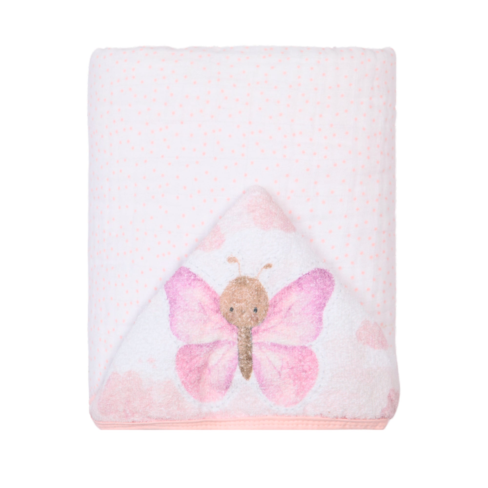 Toalha De Banho Soft Papi Amiguinhos Com Capuz 90 X80 Cm