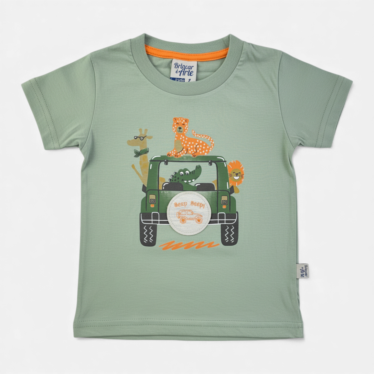 Camiseta Brincar E Arte Beep Beeps Jeep