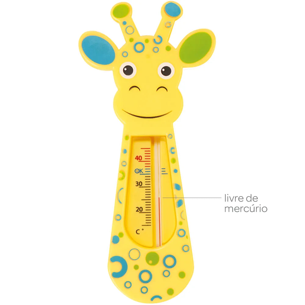 Termômetro de Banho Infantil Buba Girafinha Livre de Mercúrio