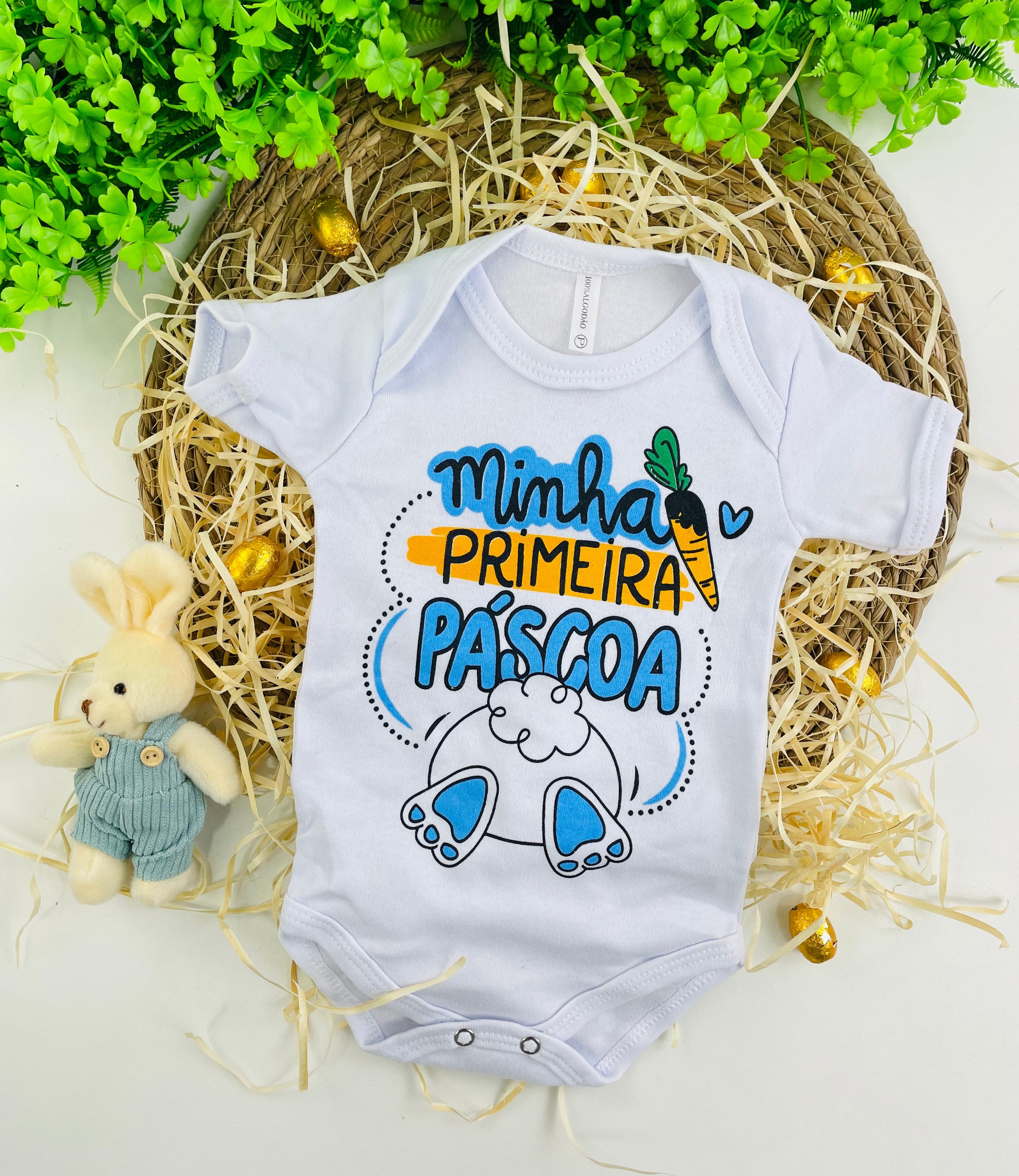 Body Baby Kids Minha Primeira Páscoa