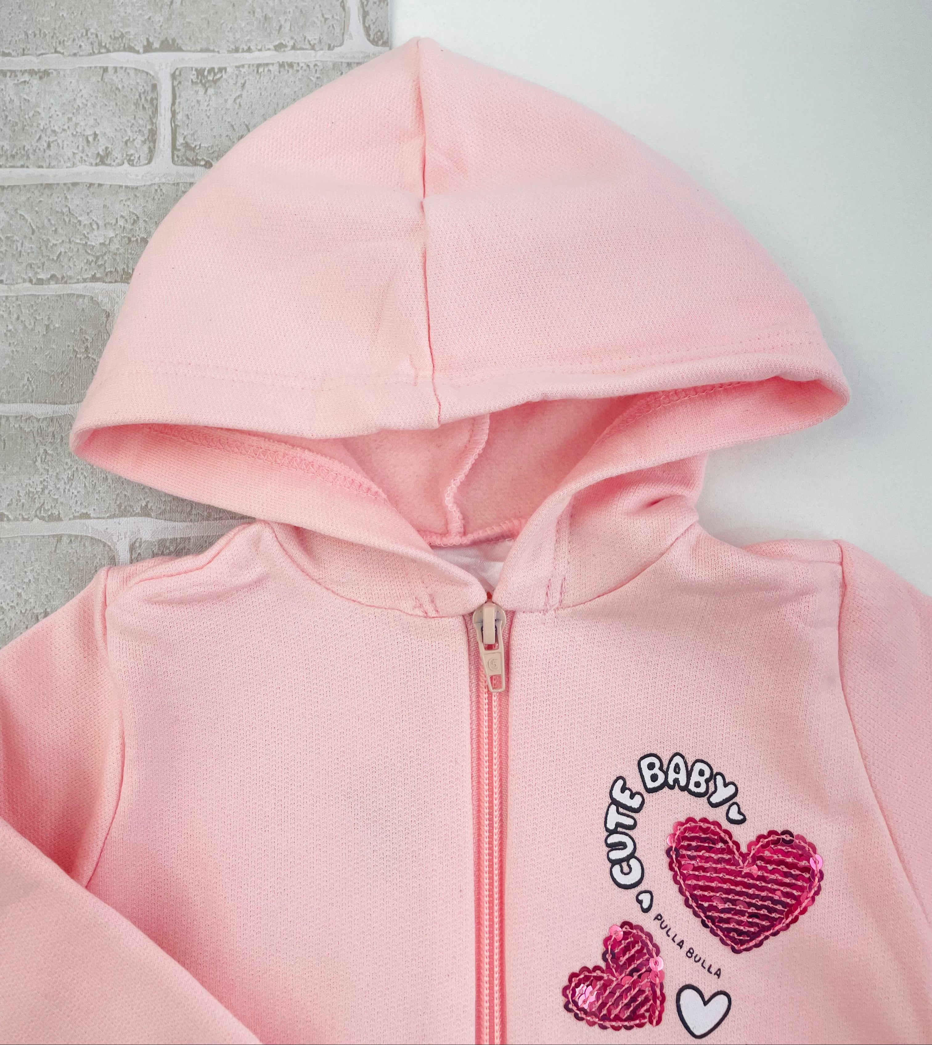 Conjunto Pulla Bulla Cute Baby Casaco Com Calça