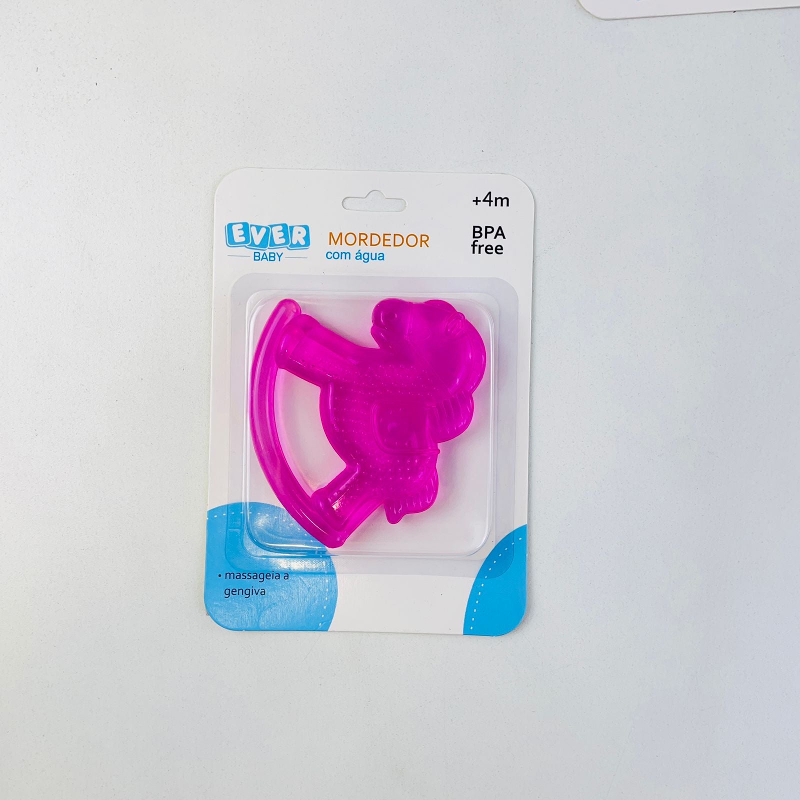 Mordedor Infantil com Água Ever Baby +4M Livre de BPA