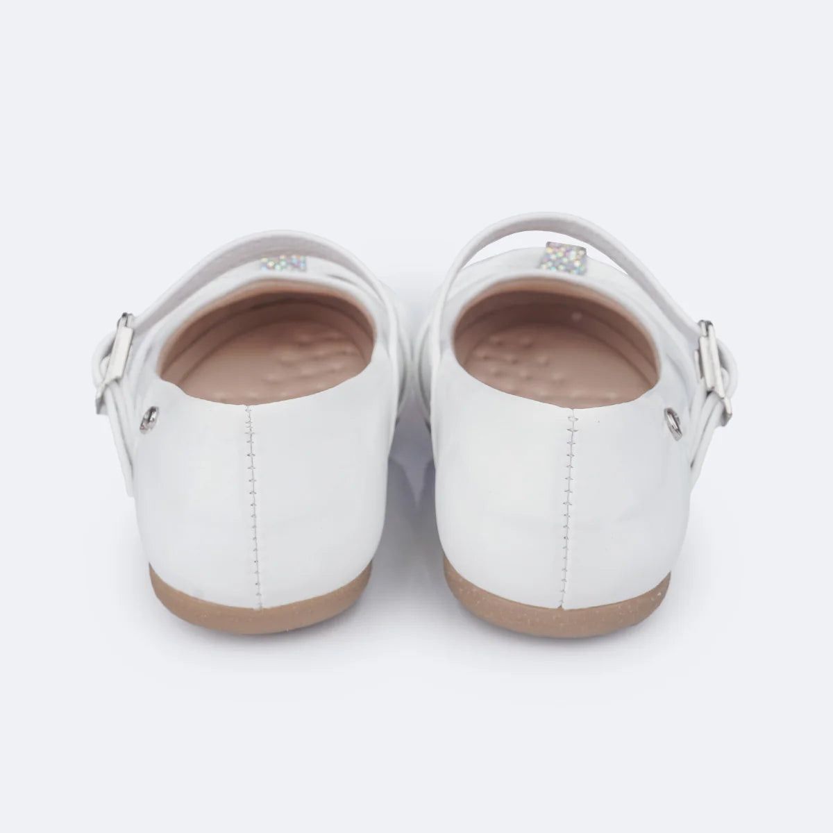 Sapato Pampili Mini Angel Laço Pregas E Strass
