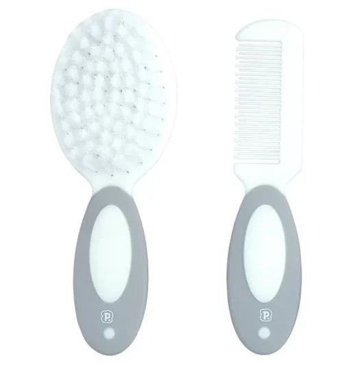 Kit Pente e Escova Pimpolho Bebê Macio 2 Peças