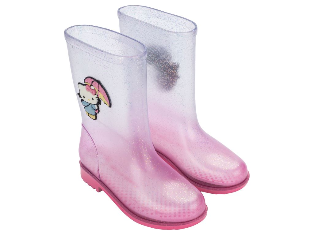 Galocha Infantil Hello Kitty Fall Rain Grendene Kids Impermeável