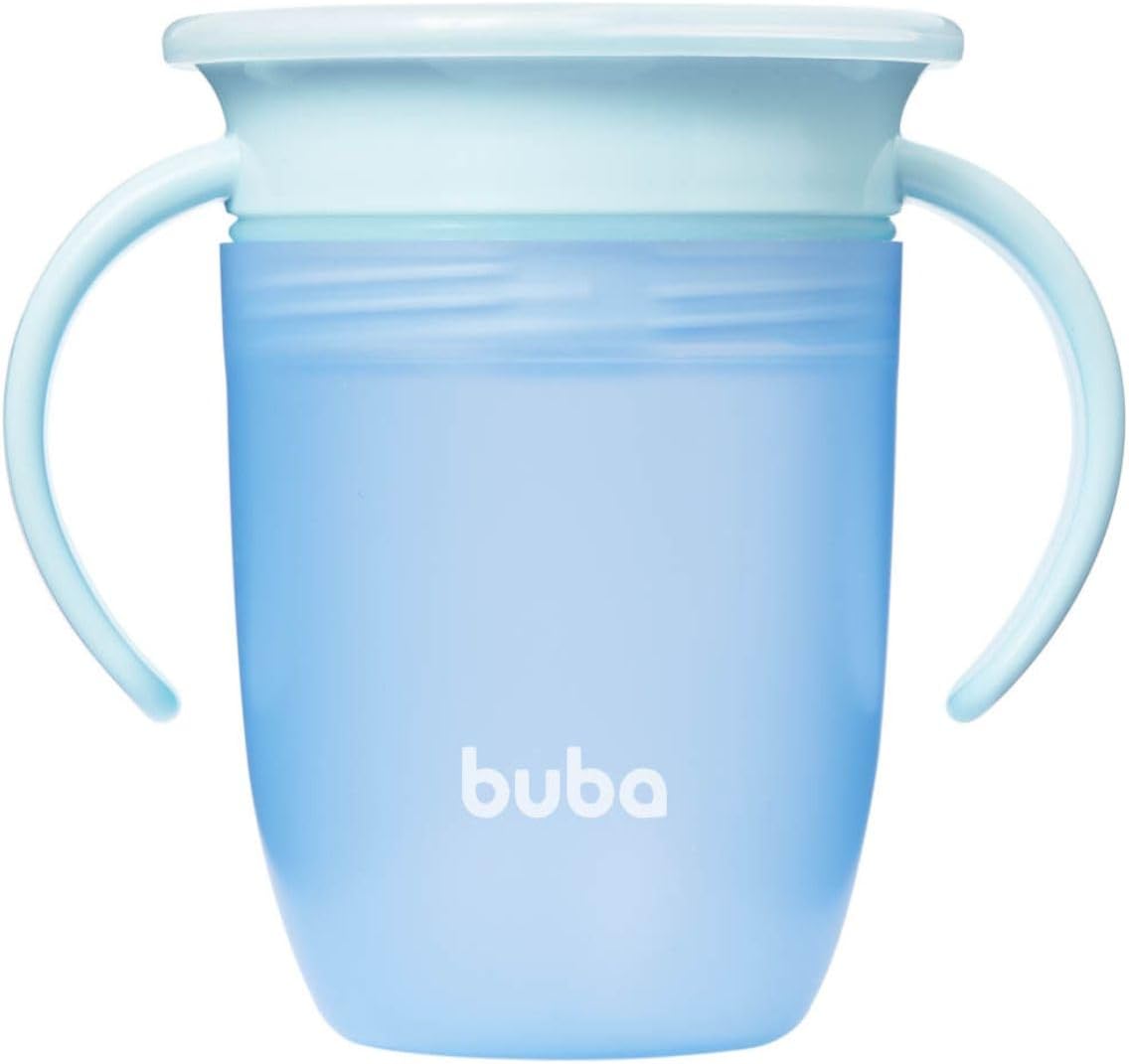 Copo de Treinamento 360 Antivazamento Buba com Alça 210ml