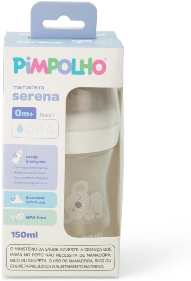 Mamadeira Pimpolho Serena 150ml 0M+