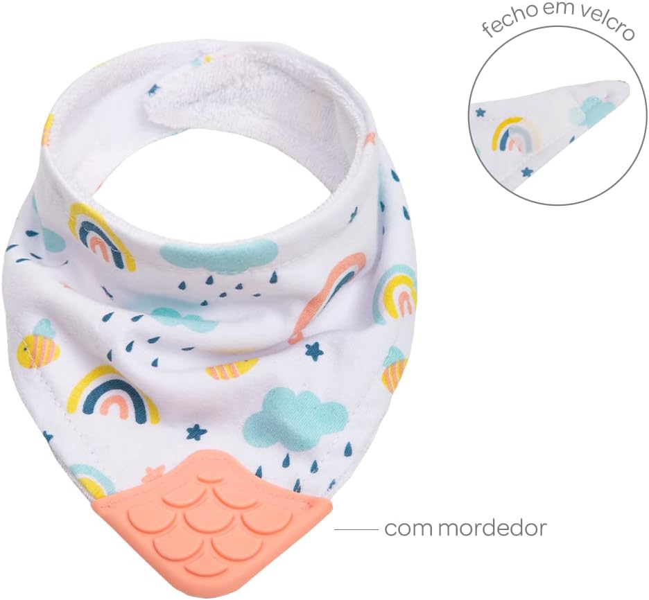 Bandana Buba Com Mordedor +4 meses