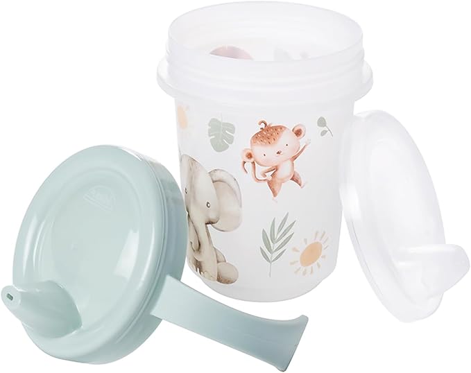 Caneca Trio Plasútil Decorada com Alça e Sobre tampa