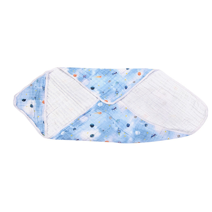 Toalha Infantil Soft Muito Mimo com Capuz estampada Enxoval 80x80cm