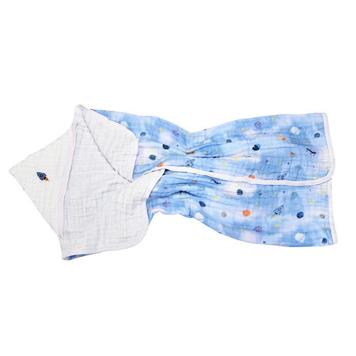 Toalhão Infantil Soft Muito Mimo com Capuz Bordado 80x100cm