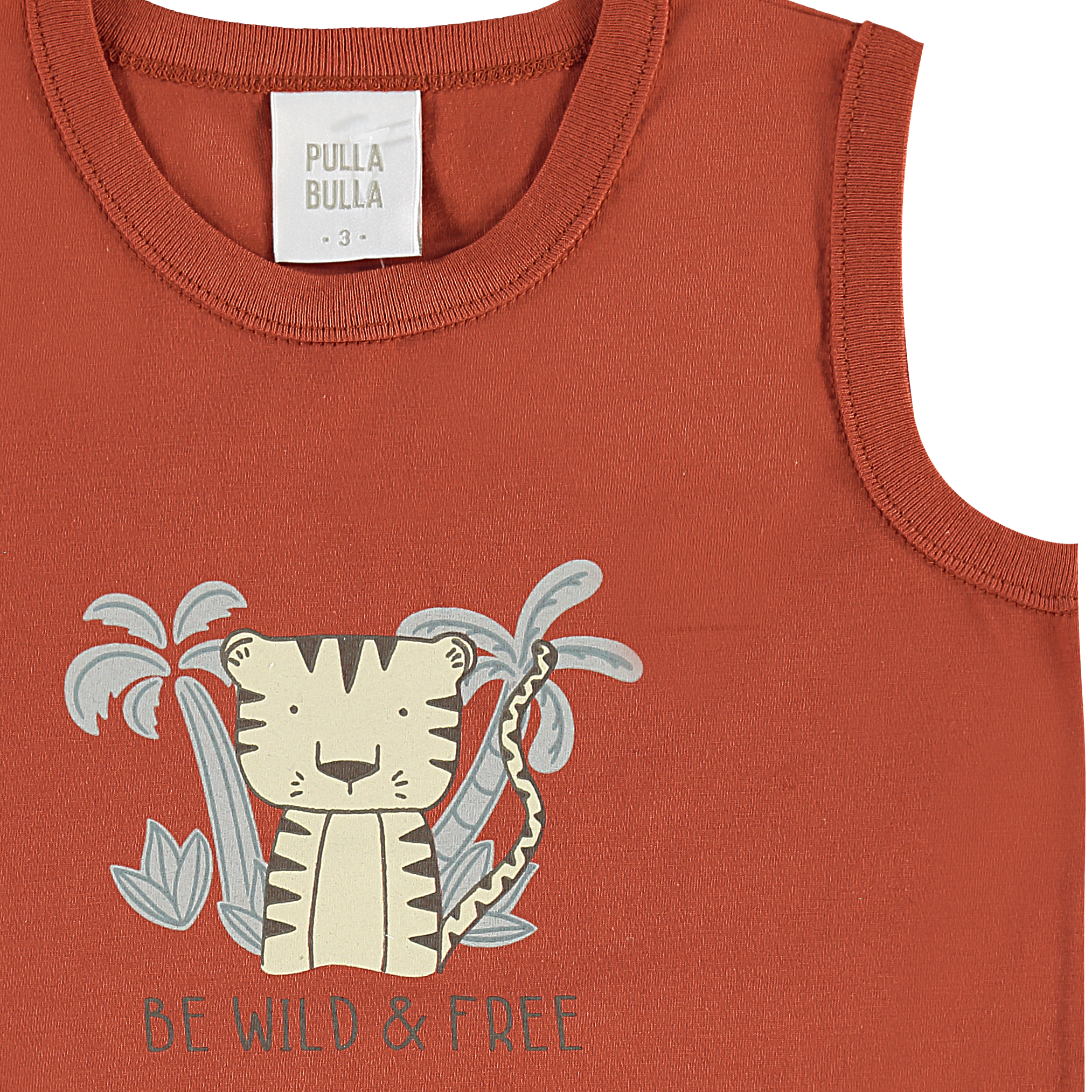 Regata Infantil Masculina Pulla Bulla Be Wild Free – Conforto e Estilo para Dias Quentes