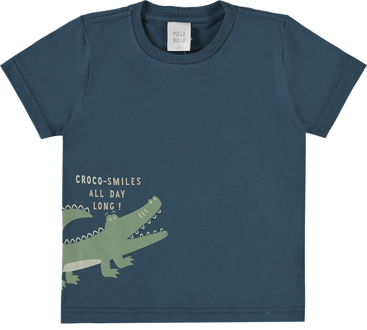 Conjunto Infantil Masculino Pulla Bulla Croco Smiles – Conforto e Estilo para o Dia a Dia