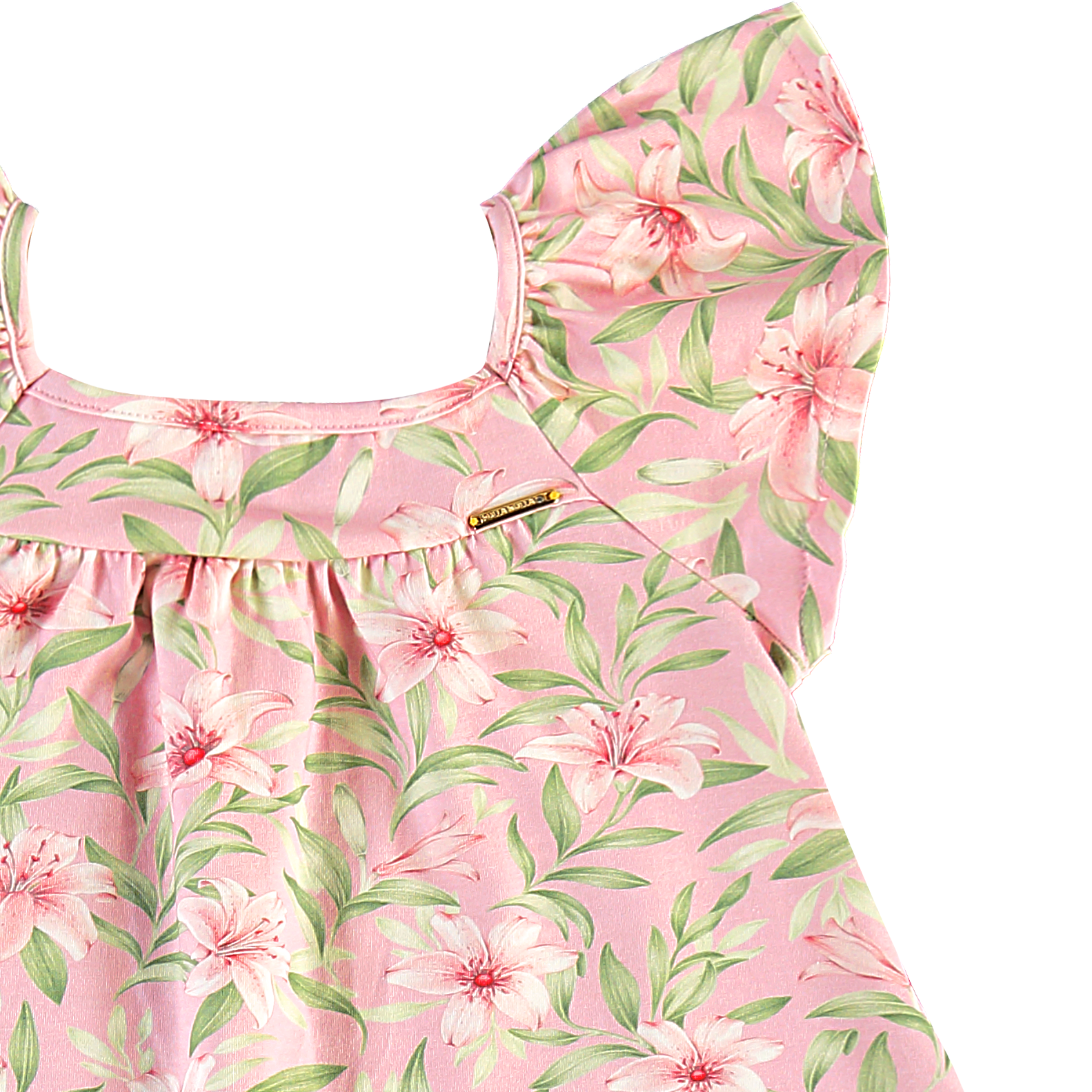 Vestido Infantil Pulla Bulla Estampa Digital Floral – Conforto, Delicadeza e Estilo