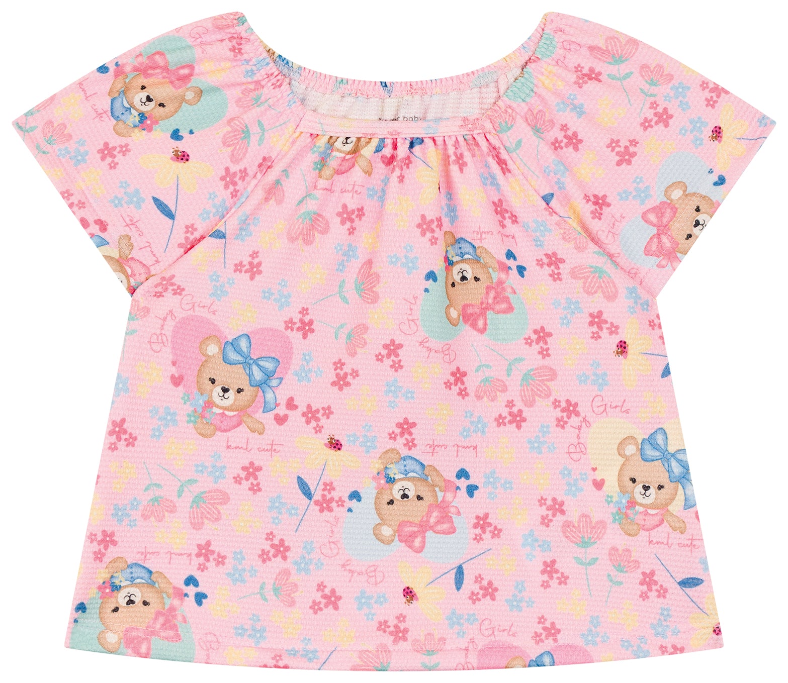 Conjunto Feminino Kamylus Ursinhas e Florzinhas – conforto, charme e delicadeza para o dia a dia