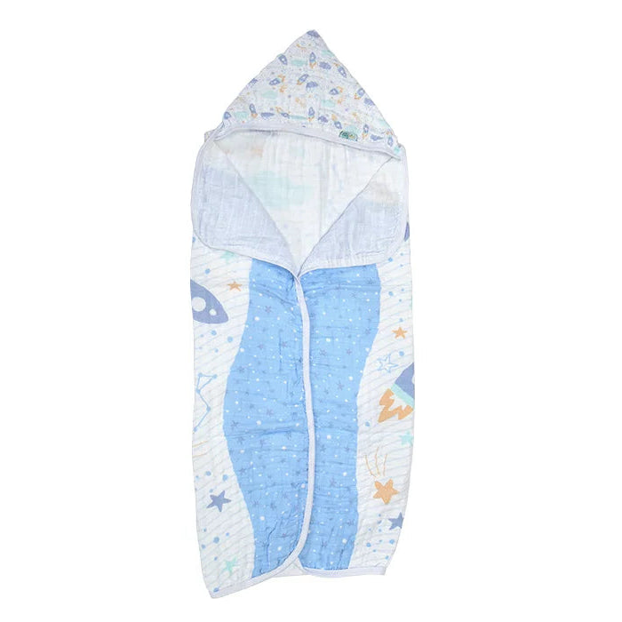 Toalha de Banho Bebê Soft Baby Nice com Capuz 85cm x 85cm 100% Algodão