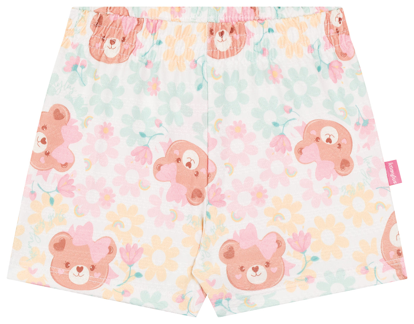 Conjunto Feminino Kamylus Ursinha Malha Favinho 