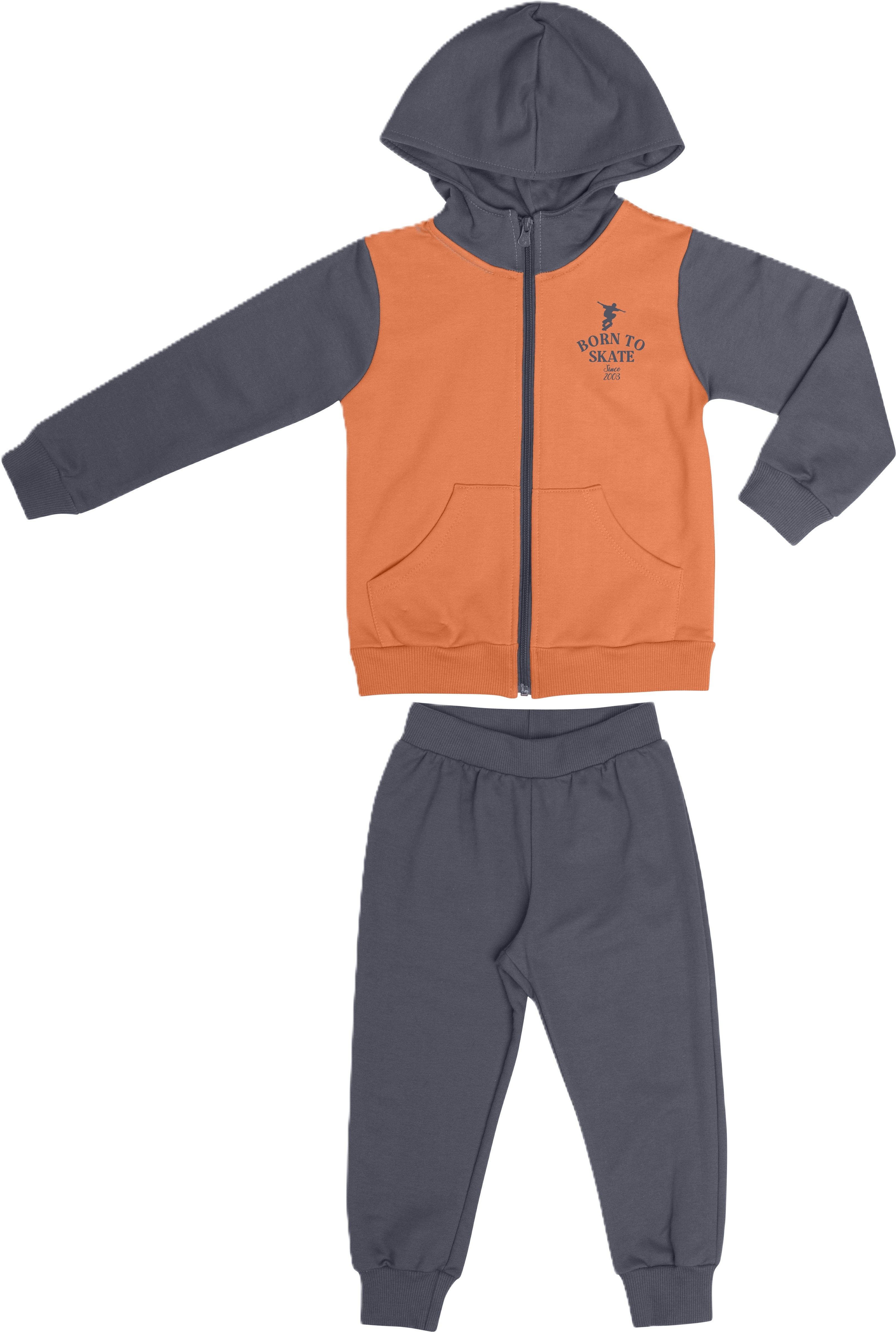 Conjunto Infantil Menino Have Fun Born To Skate em Moletom Peluciado
