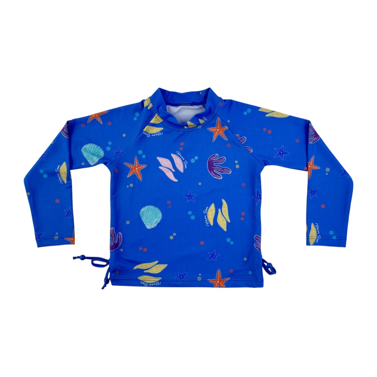 Conjunto Feminino Infantil Have Sun Drapeado Estampado com Proteção UV