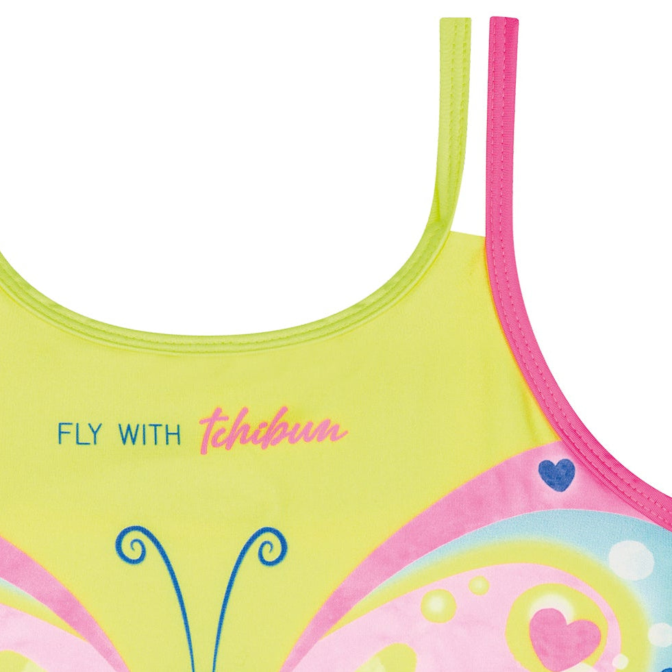 Maiô Infantil Feminino Kamylus Tchibum Borboleta – Proteção Solar UV50+