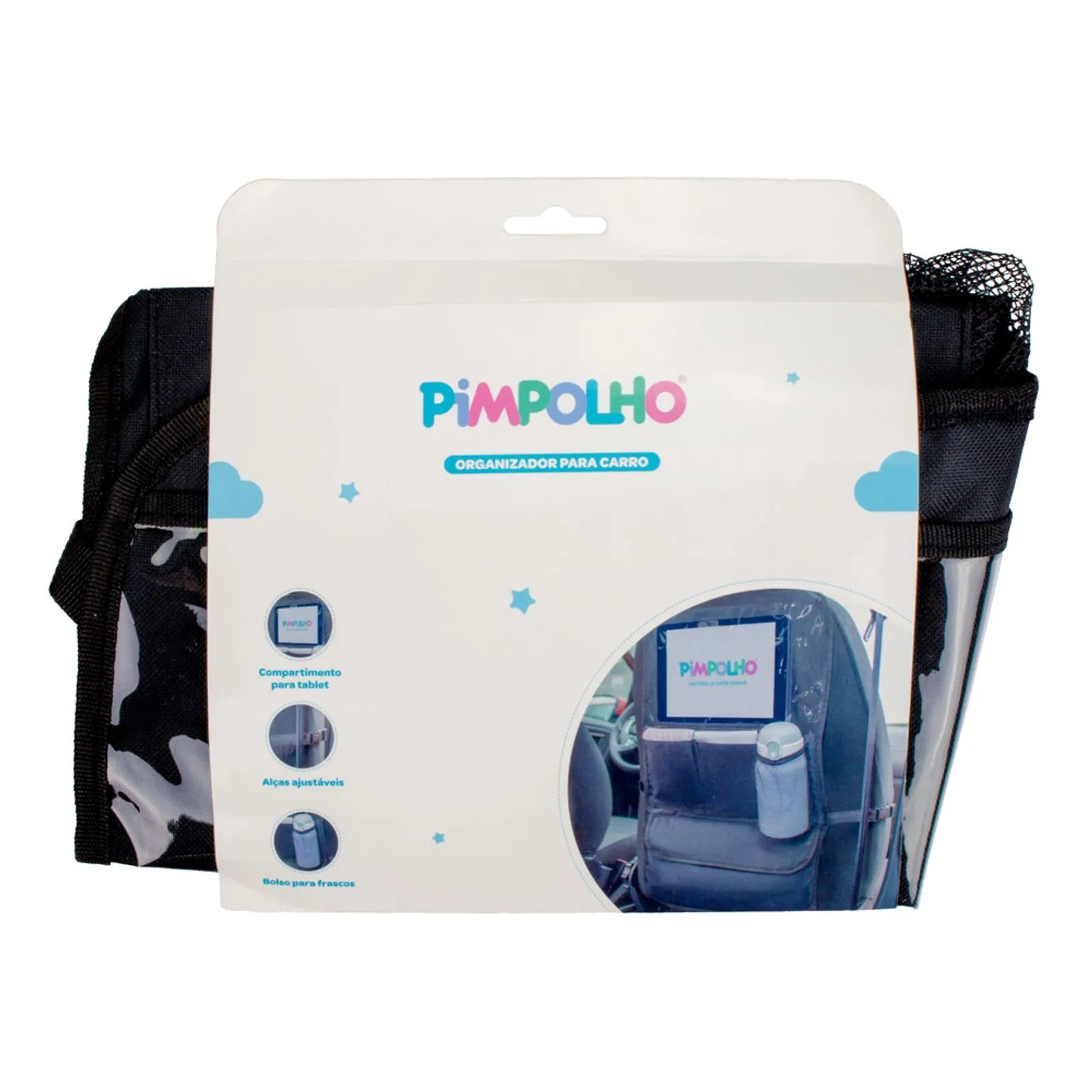 Bolsa Organizadora Pimpolho Para Carro - Preto