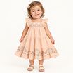 Vestido Bebê Feminino Milon Conchas e Flores