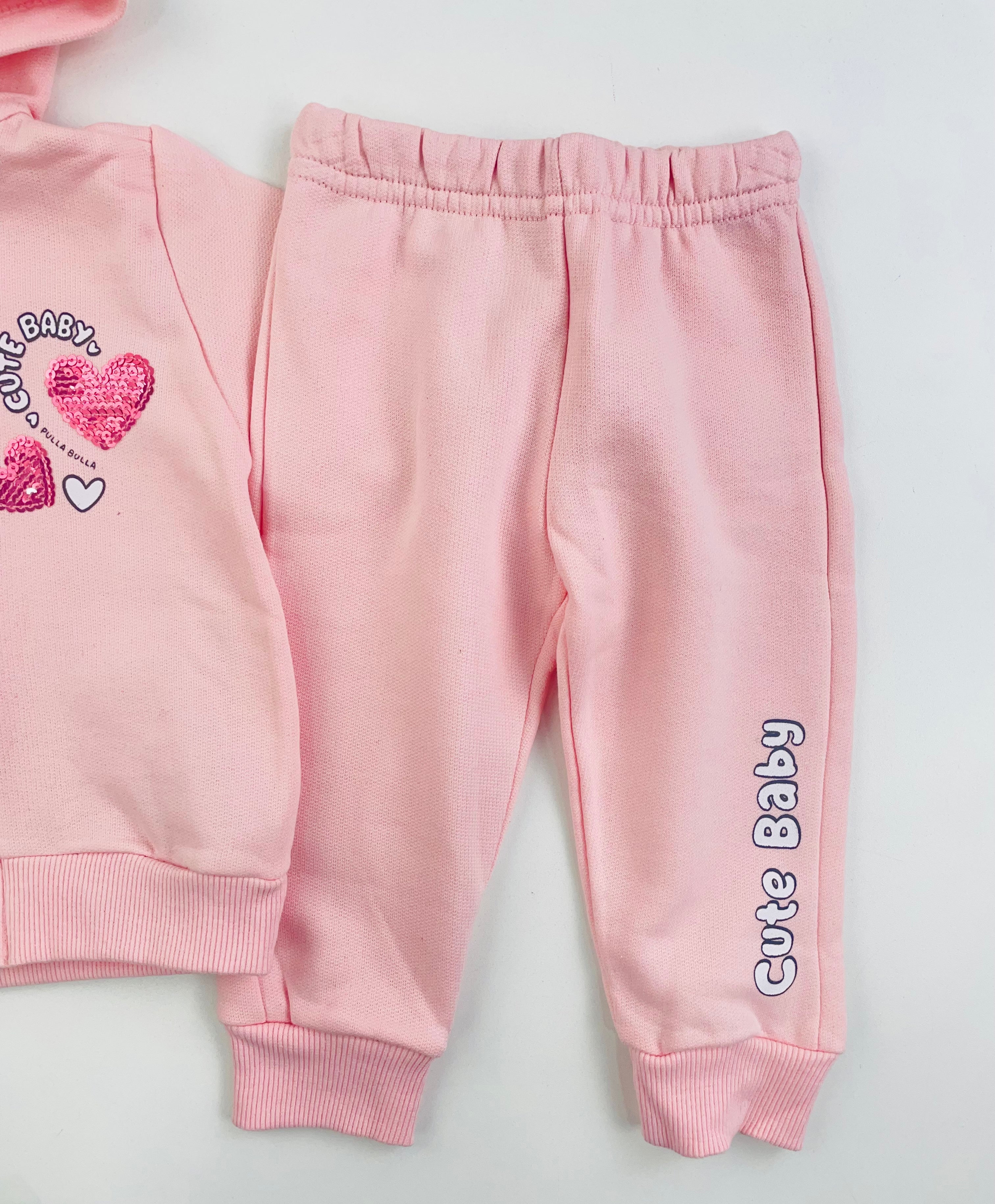Conjunto Pulla Bulla Cute Baby Casaco Com Calça