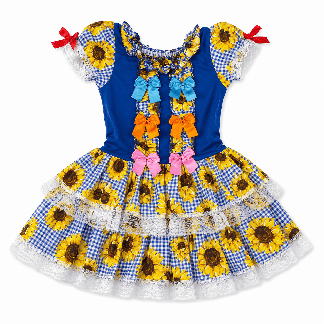 Vestido Infantil Festa Junina Quadrilha Caipira Menina